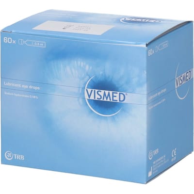 Vismed Bevochtigende Oogdruppels 60x0,3 Unidosis-pipetten