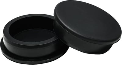 Rubberen Gatpluggen - Afsluitdoppen T-Type - Gaten Afwerken - Flexibel Siliconenrubber - 576 mm - Zwart