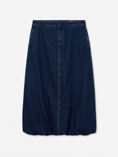 Vero Moda Denim rok VMLINDA Mid rise Lange rok