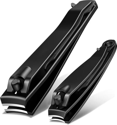 Nagelknipper Set - Zware Roestvrijstalen Nagelknipper met Vijl - Ultrascherpe Vingernagel en Teennagel Tondeuse