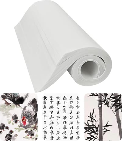 Xuan Rijstpapier voor Chinese Calligrafie en Schilderkunst, 120 Stuks, 35 x 25 cm, Perfect voor Tekenen en Creatieve Projecten