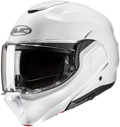 HJC F100 Solid Wit Systeemhelm - Maat S - Helm