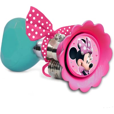 Disney Fietstoeter Minnie Mouse 6,5 X 14 Cm Roze/mintgroen