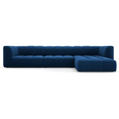 Hoekbank Francesca velvet rechts 5-zits | Milo Casa
