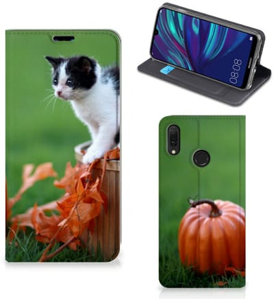 Huawei Y7 hoesje Y7 Pro (2019) Hoesje maken Kitten