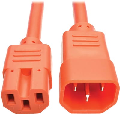 Tripp Lite P018-006-AOR electriciteitssnoer Oranje 1,8 m C14 stekker C15 stekker