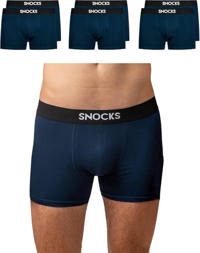 Boxershorts Heren Katoen - Ondergoed Heren - Dagelijks Comfort - Labelvrij Ontwerp - 3 Stuks - Zwart