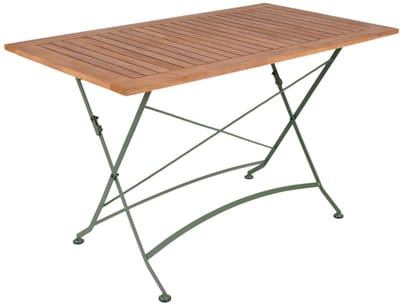 MaximaVida inklapbare tuintafel Toscana 120 x 70 cm olijfgroen - 100% FSC excellent acacia