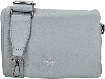 Charm London Pentonville Schoudertas - Crossbody - Schouderband - Overslag - Lichtblauw
