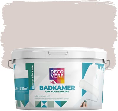 Decoverf badkamer verf beige, 2.5L