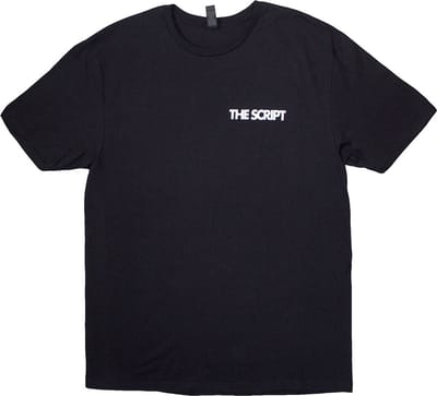 The Script - Satellites & Pocket Logo Heren T-shirt - M - Zwart