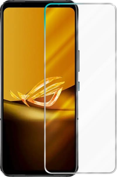 Cadorabo Screenprotector geschikt voor Asus ROG Phone 6 / 6D - Pantser film Beschermende film in KRISTALHELDER Geharde (Tempered) display beschermglas in 9H hardheid met 3D Touch