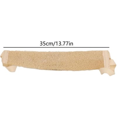 Natuurlijke Luffa Zachte Badspons Zacht Voor Baden En Schoonmaken Rugschraper Strip Voor Exfoliëren Van Dode Huid beige