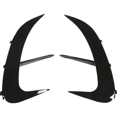 Cache-Évent d'Air de Pare-Chocs Arrière Spoiler ABS Remplacement pour Mercedes‑Benz Classe C W206 Ligne AMG 2021 et Plus Glossy Black