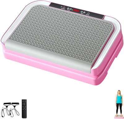Trillingsplatform - Vibratietrainer - Spierversteviging - 200 Snelheidsniveaus - 54 x 35 x 11 cm - Zwart