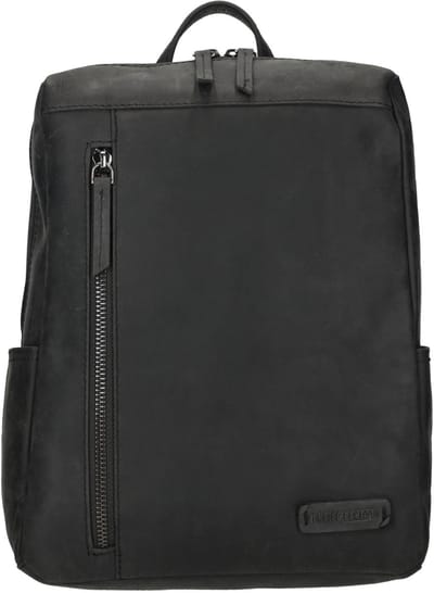 Enrico Benetti Genua Leren Rugzak met Tabletvak - 6,25 Liter - Zwart