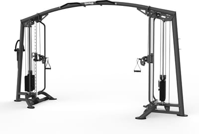 Taurus Elite Crossover Cablepullstation – Professioneel Dubbel Kabelstation met Pull-up Functie – 2 x 67,5 kg Gewichtsstapel – Verstelbaar in 21 Hoogtes