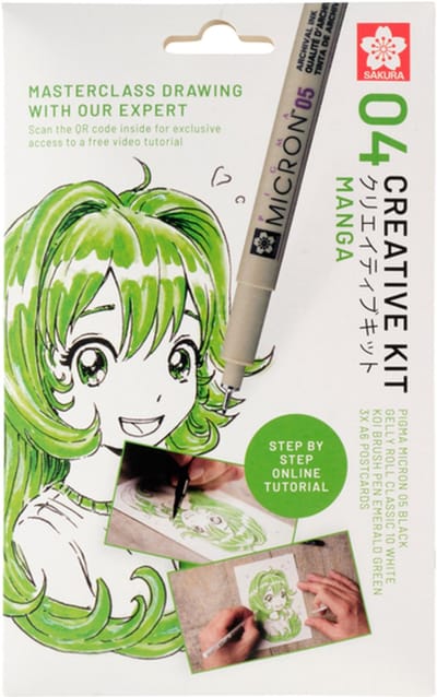 Tekenset sakura creative kit manga | 12 stuks