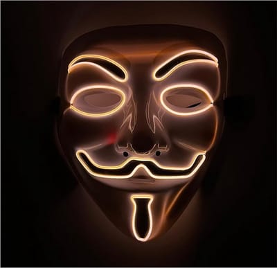 LED Griezelmasker Rood – Oplichtend Horror Halloween Masker met Afstandsbediening – Unisex Kostuum voor Dames & Heren – Voor Feest, Carnaval & Cosplay