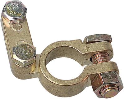ProPlus Accupoolklem - Messing en Staal - Ø 18 mm - Pluspool
