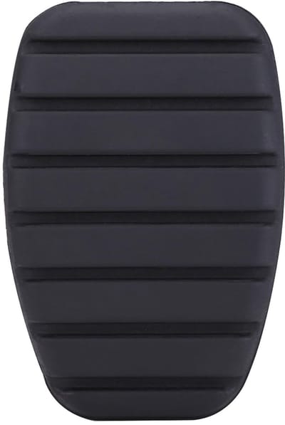 Dailygoods- Pedaalcovers Rubber - Koppeling Cover - Rempedaal Cover - Zwart - Geschikt voor Renault - Lichtgewicht 30 g - Pedaalrubber