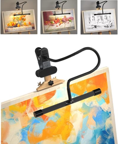 MRKK® Daglichtlamp Schilderen - Klem - Hobby - Zwart