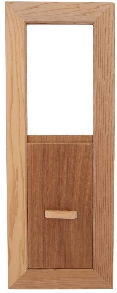 Dailygoods- Ventilatierooster Verstelbaar - Ventilatiepaneel - Sauna-accessoires - Hout - 3 Stuks - Hoogwaardig Cederhout