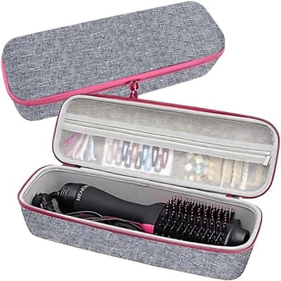 JGS Premium - Hard Travel Case voor Föhn Borstel - Opbergtas voor Volumizer Styler - Reisvriendelijk EVA Materiaal