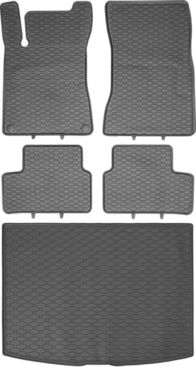 Max-Dywanik Rigum + Geyer - Mercedes B-Klasse W247 SUV Bagażnikmat - Beschermrand - Perfecte Pasvorm