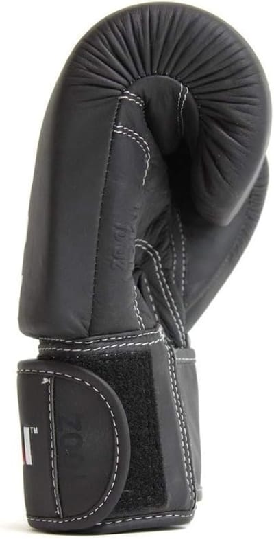 Leren Bokshandschoenen Zwart 12 oz - Professionele Trainingshandschoenen