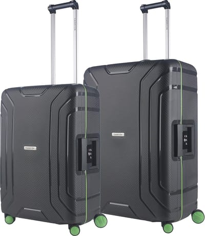 Grote Reiskoffer Set - 100L en 70L Koffer met Kliksluiting - Donkergrijs