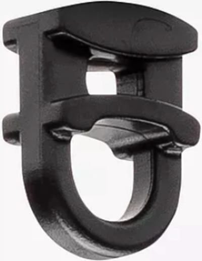 Intensions Glijder Flat Rail 10 stuks - zwart