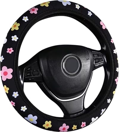 Stuurhoes Auto Universeel - Bloemen Design - Kasey Products