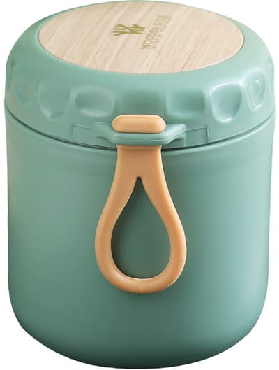 Mmgoqqt Voedselwarmehoudende Beker - 400ML - 304 RVS Soepbeker - Draagbaar Voor Werkenden & Studenten
