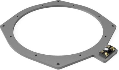 Zeer stabiele universele metalen BMW speakerring 200 mm