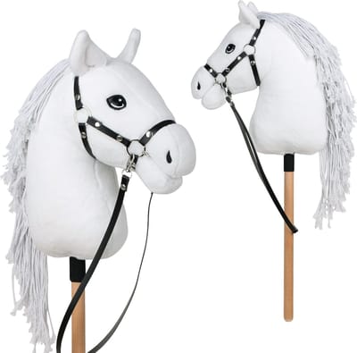 Stokpaardje Hobby Horse - Paard op stok - Paardrijden spelen - Compleet met hoofdstel - Medium formaat - Eenhoorn Mia