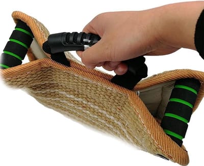 NC 1 Piece Jute Bite Wedge Bite Pillow Safe Bite Pillow Durable Dog Bite Wedge Dog Bite Sleeve Play Drag Toy Training - ShopVlot
