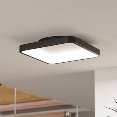 EGLO connect.z Loretello-Z Smart Plafondlamp - 35 cm - Zwart/Wit - Instelbaar RGB & wit licht - Dimbaar - Zigbee