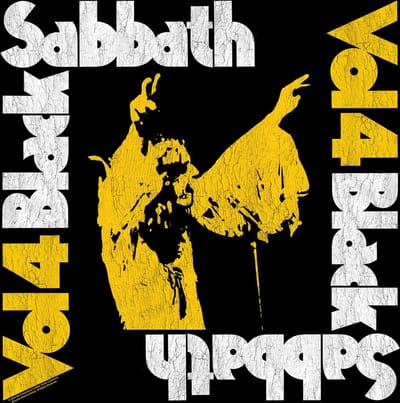 Black Sabbath - Vol 4 Bandana - Zwart