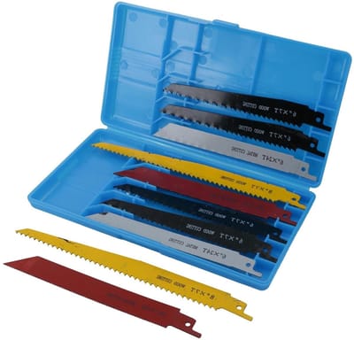 Zagen Bladen Set - Metaal Hout - Precisie Zagen - Universele Schacht - 10 Stuks - Metaal