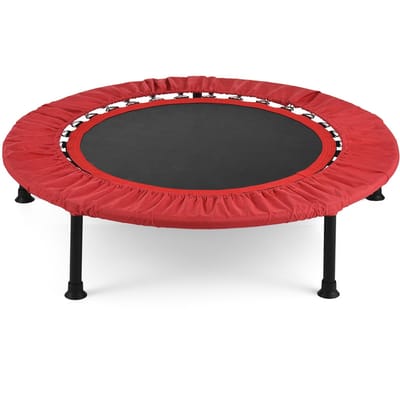 36 Inch Fitness Trampoline 132lbs Draagvermogen Peuter Trampoline Kinderen Mini Trampoline rood
