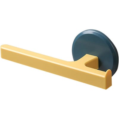 Handdoekrek Zelfklevend Multifunctioneel Eenvoudig Roestvrij Plastic Handdoekstang voor Badkamer beige
