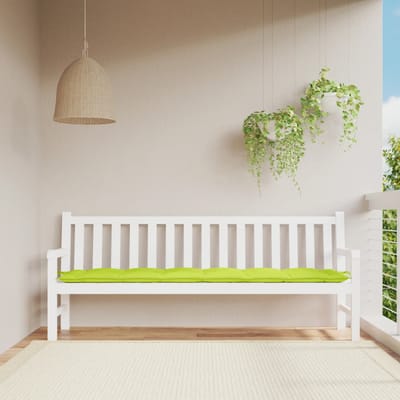 vidaXL - Tuinbankkussen - 200x50x7 - cm - oxford - stof - heldergroen
