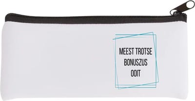 Akyol - meest trotse bonuszus ooit Etui - Zus - trotse bonuszus - verjaardagscadeau - verjaardag - cadeau - cadeautje voor zus - zus artikelen - kado - geschenk - gift - 20 bij 9 cm