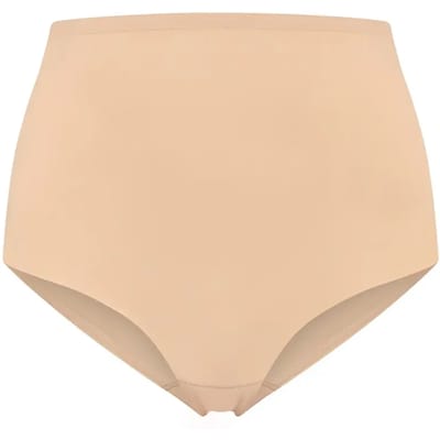 Bye Bra Sculpting Mid Waist Slip, Lasergesneden Randen, Siliconen Strips, Shapewear Voor Dames, Beige, S