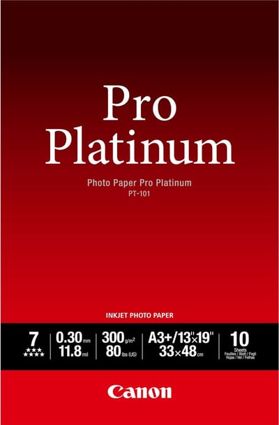 Canon PT-101  Pro Platinum fotopapier - A3 / 10 vellen