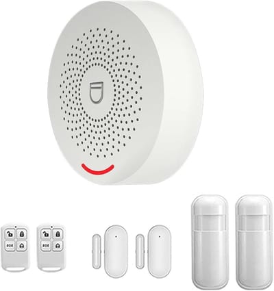 WIFI Alarm Systeem - Thuisbeveiliging Sensor - Huis Beveiligen - App Bediening - 79x46mm - Wit
