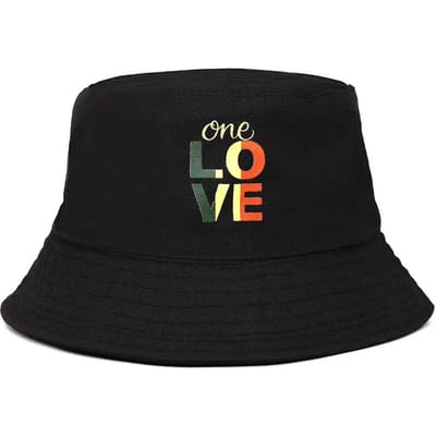 Heren en dames zomerpet, hiphop pet, dubbelzijdige bucket hat, graffiti vissershoed met patroon, zonbescherming gray