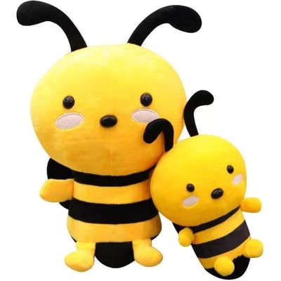 Schattige Bij Met Vleugels Pluche Speelgoed Lieve Knuffeldieren Poppen Voor Kinderen Baby Verjaardag Huisdecoratie Kerstcadeaus 20CM yellow