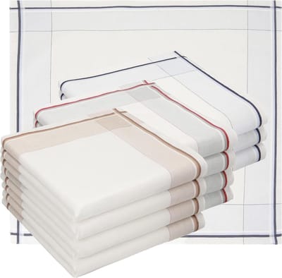 Heren stoffen zakdoeken 100% katoen grootte 40 x 40 cm dessin 59 - Betz Lord 1 Set